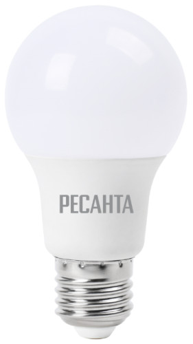 Лампа светодиодная РЕСАНТА LL-R-A60-7W-230-3K-E27